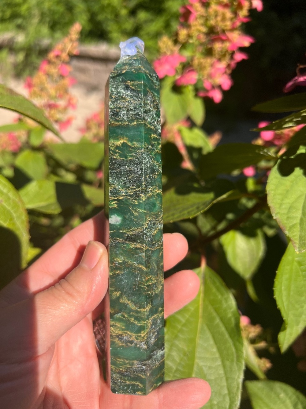 Emerald (2) Quartz tower | crystal